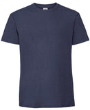 Navy Fruit of the Loom Ringspun Premium T-Shirt Printsetters Custom Workwear Bristol
