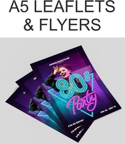 A5 Leaflets & Flyers